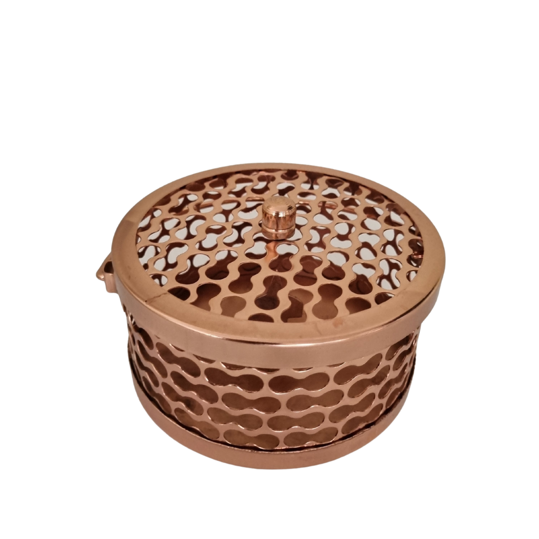 Classy Metal Mosquito Coil Holders Rose GOld