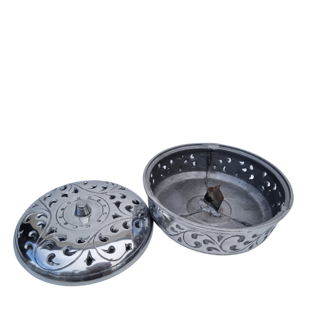 Metal Mosquito Coil Holder silver