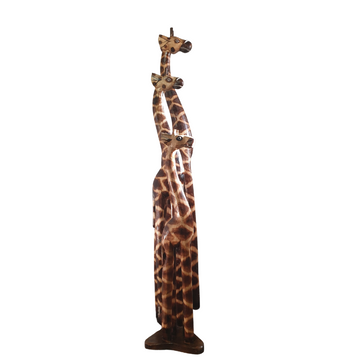 Large Giraffe Statues Wooden