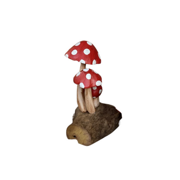 Red Top Mushroom Carving