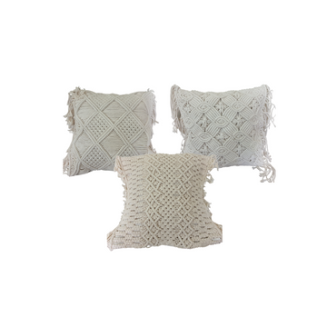 Bohemian Bliss Macrame Cushions