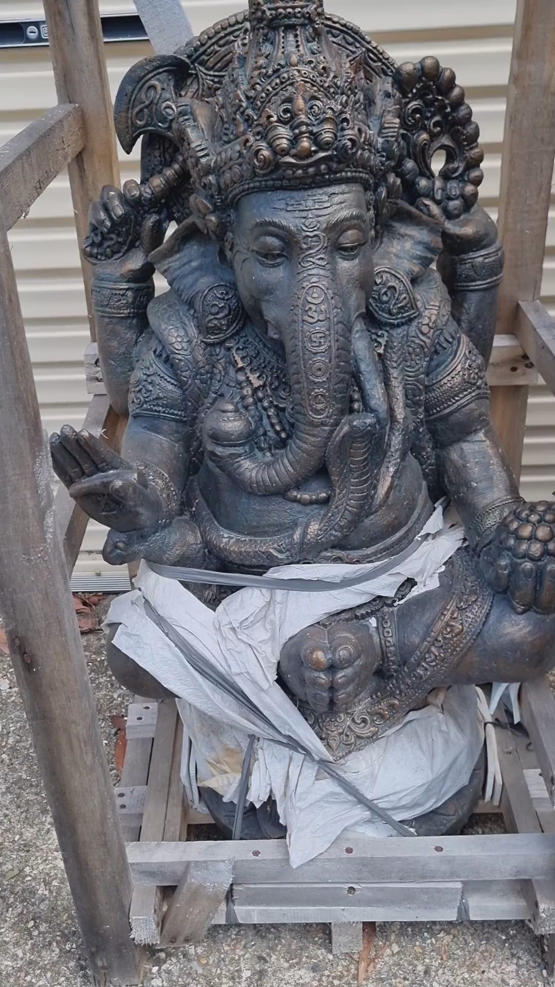 Ganesha statue video 