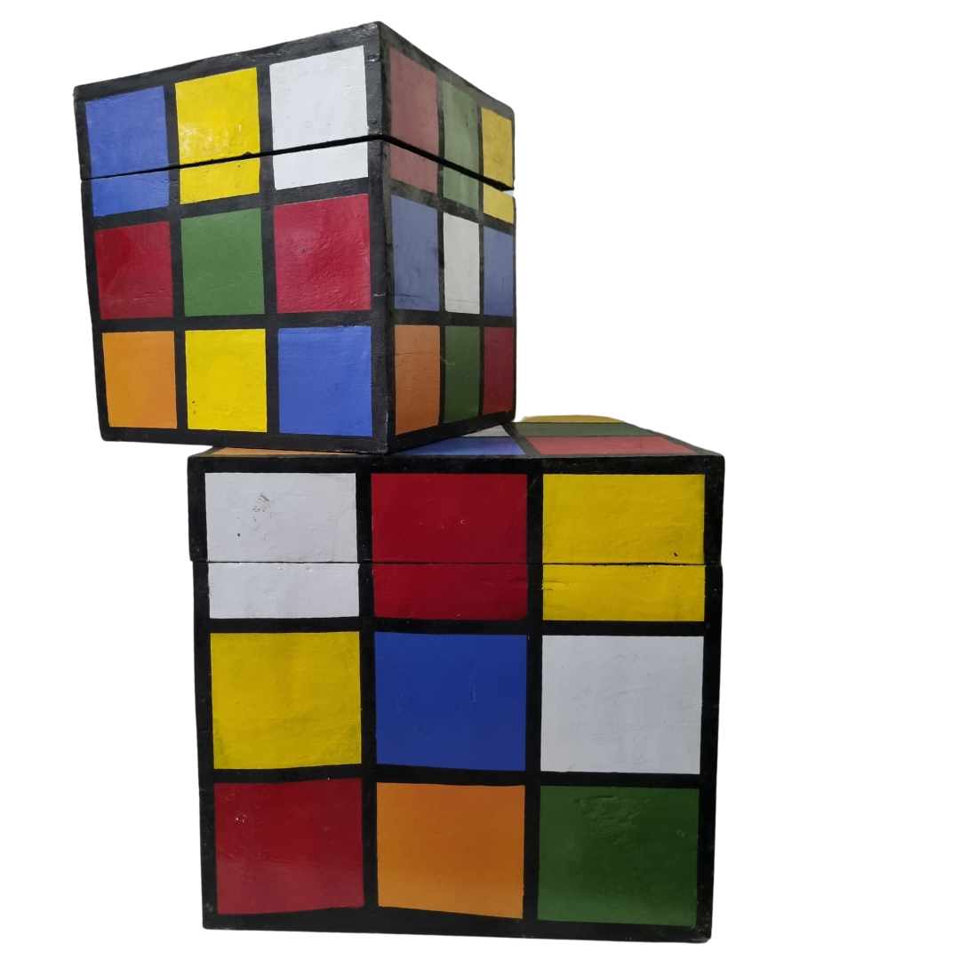 Rubik's Cube Multicolour Décor