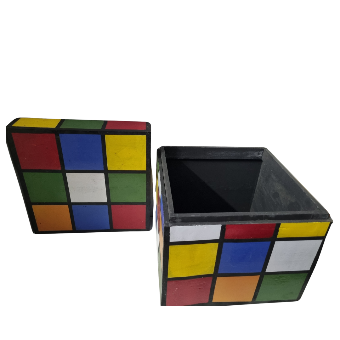 Rubik's Cube Multicolour Décor