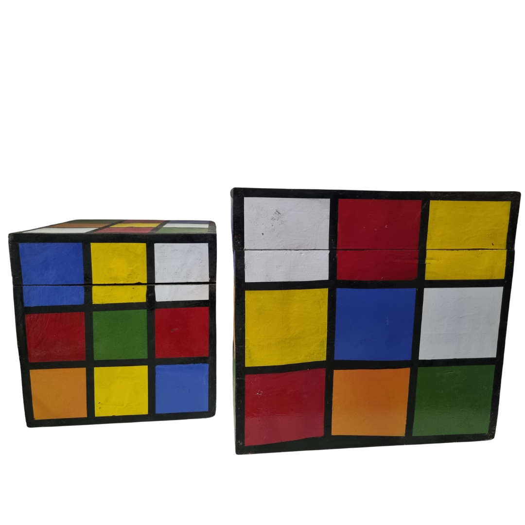 Rubik's Cube Multicolour Décor