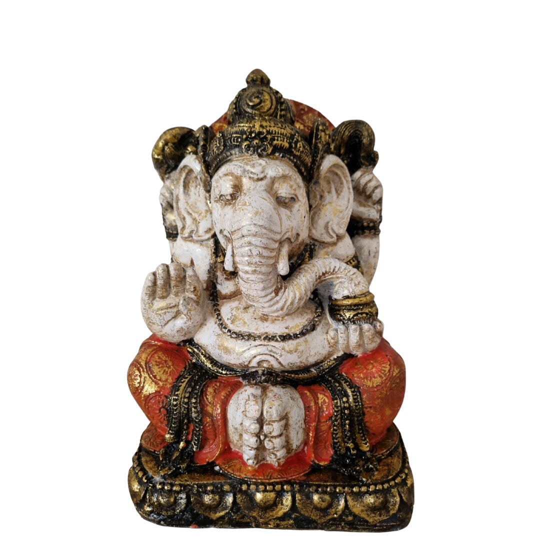 Ganesh Statue Sculptures Orange