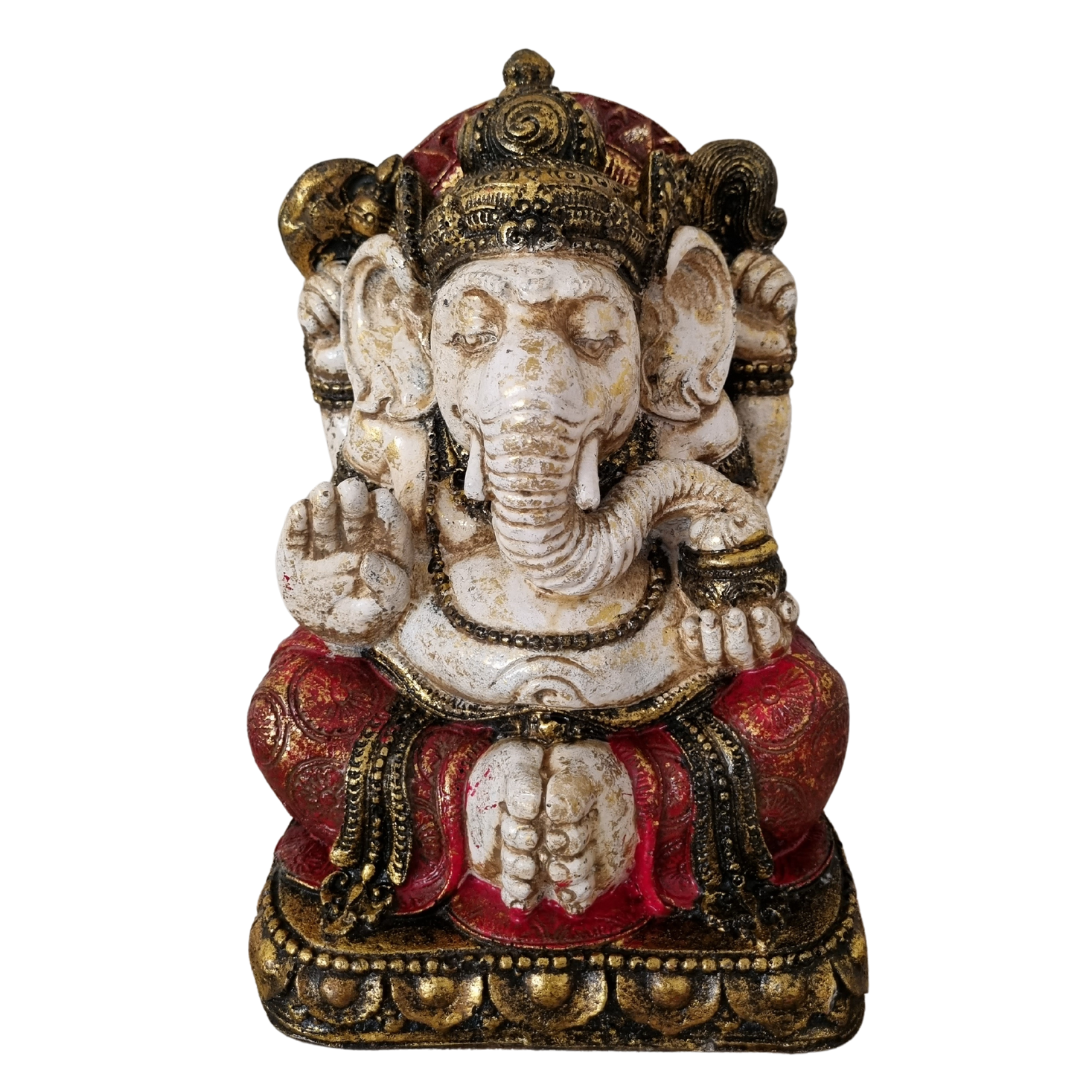 Ganesh Statue Sculptures Red