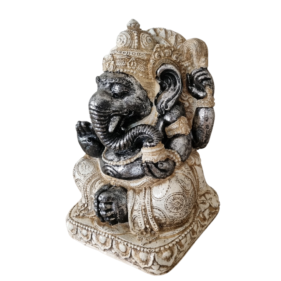 Ganesh Statue Sculptures White