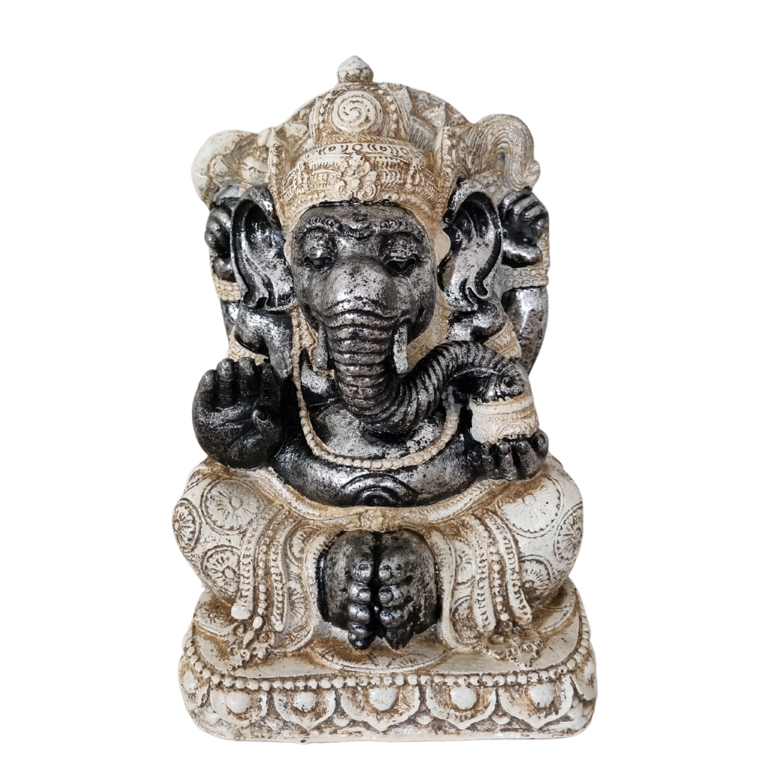 Ganesh Statue Sculptures White