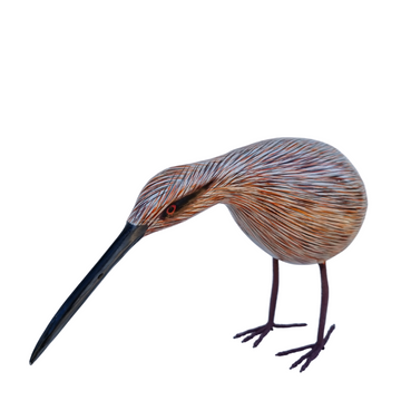 Wooden Kiwi Bird Statue