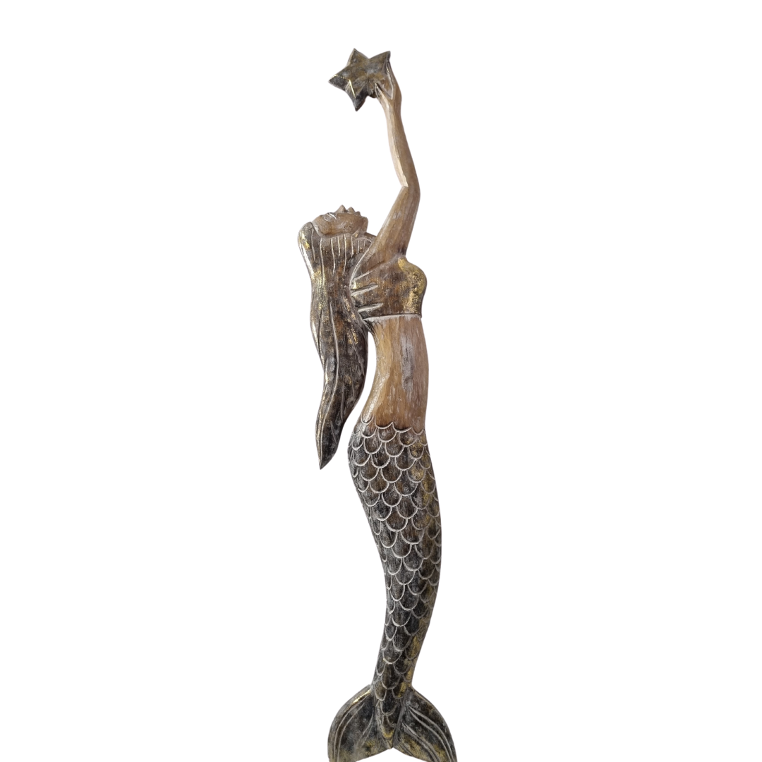 Mermaid Decorative Wall Art  Gold