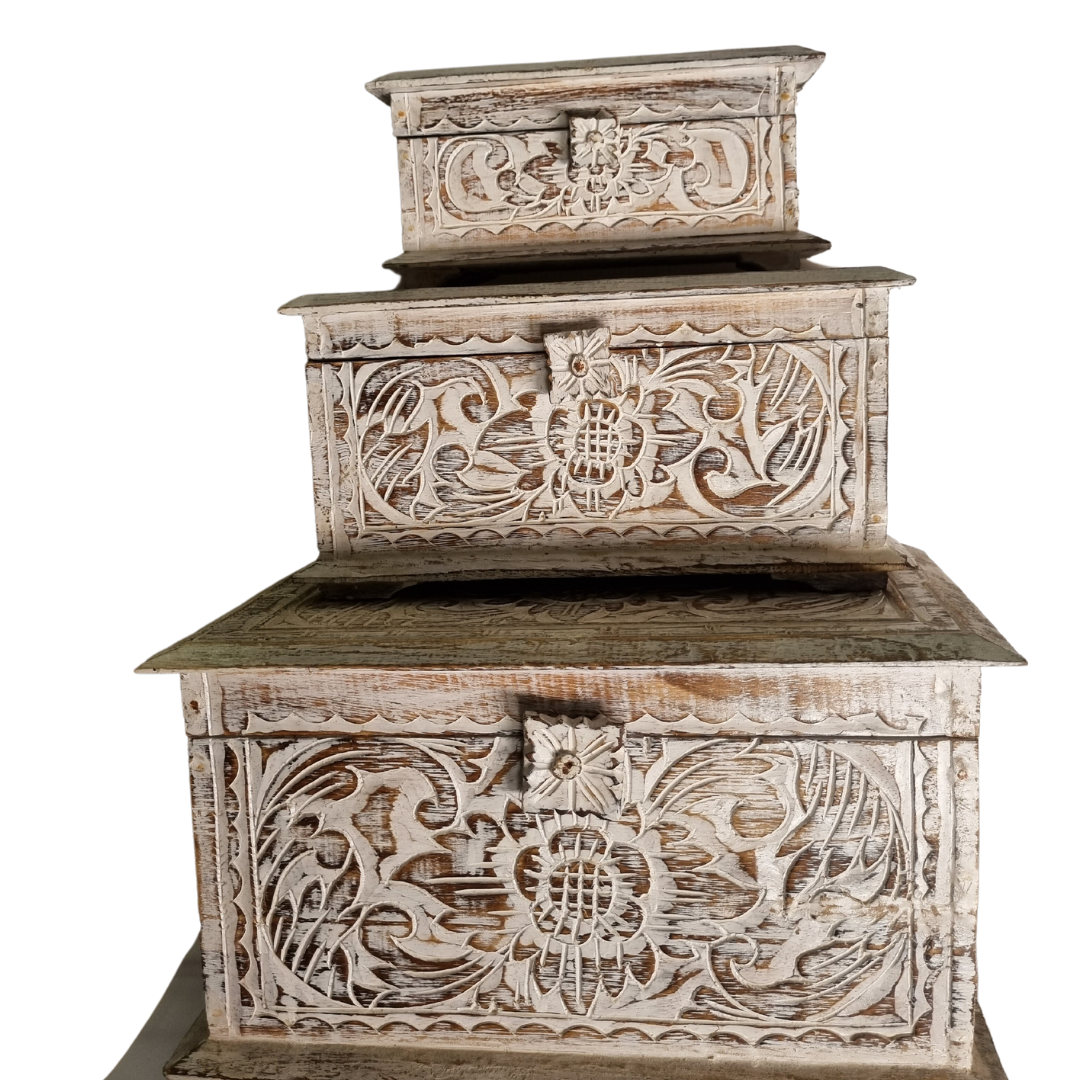 Balinese style wooden Box carving