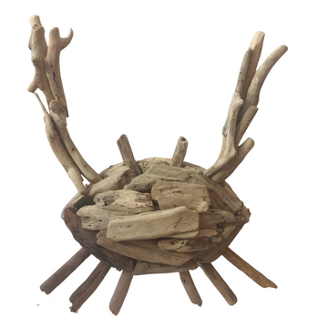 Driftwood Crab Wall Art