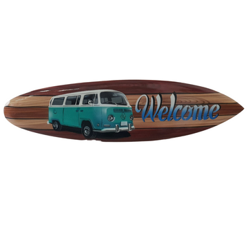 Surf Board Wall Art Welcome Sign