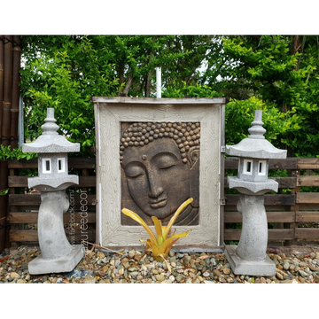 Buddha Wall Plaque Garden Design