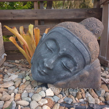 Buddha Head Statue Sleeping Resting Buddha