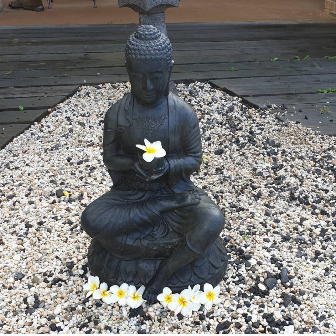 Garden Buddha Statue Offering