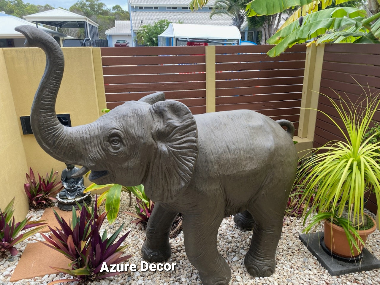 Brown Elephant statue