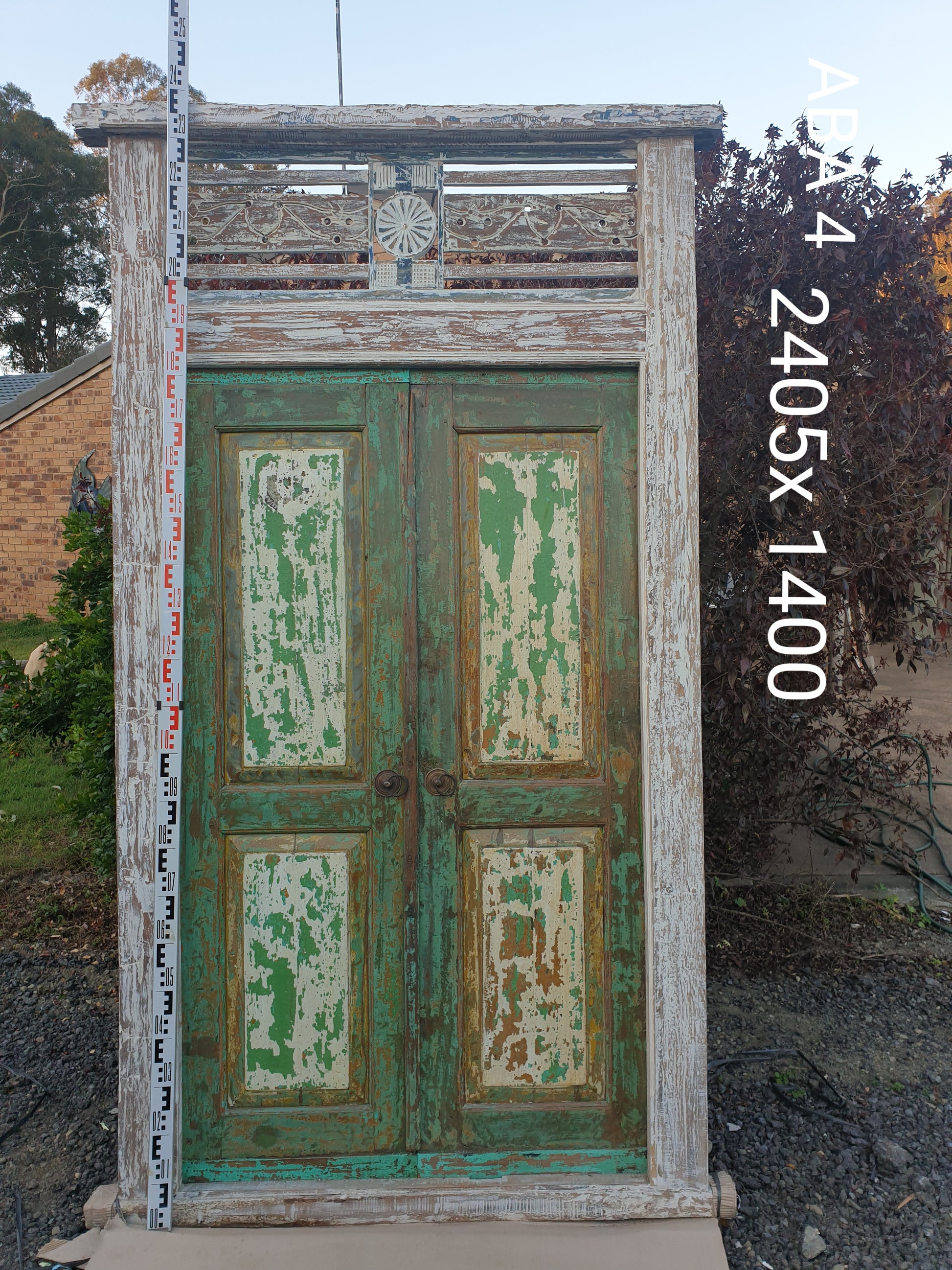 Balinese Door Large Retro Design