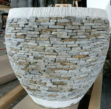 Garden Pot Marble & Onyx Stone