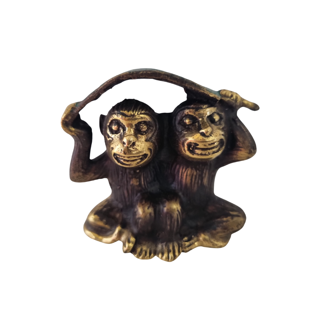 collectible brass Monkey Figurine 