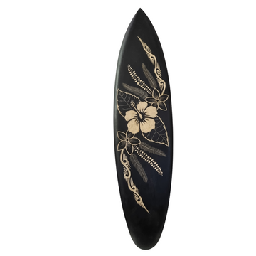 Tribal Carved Surf Board Wall Art