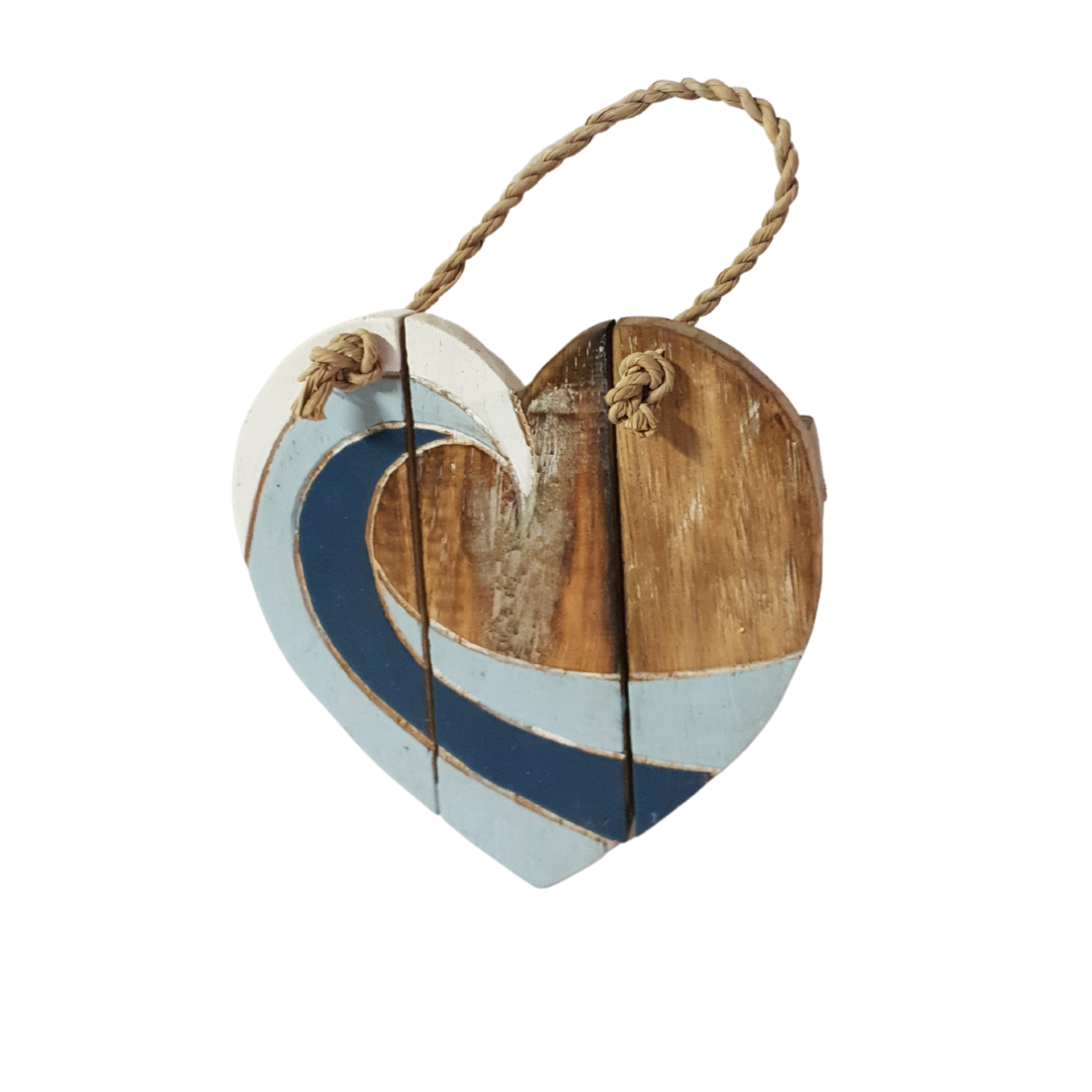 Wooden Hearts Wall Hanging