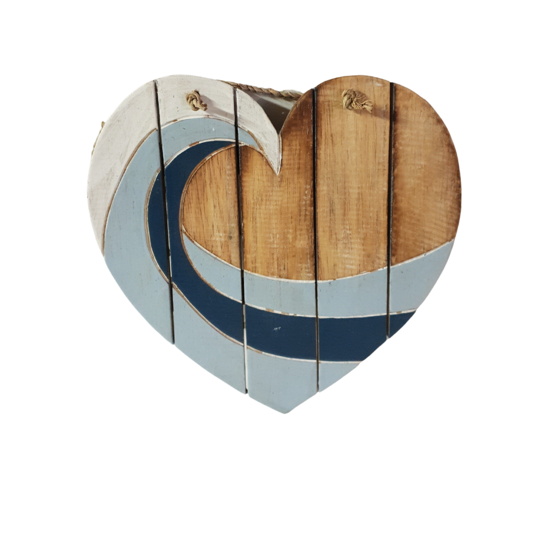 Wooden Hearts Wall Hanging