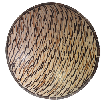 Coconut Mosiac Serving Bowl