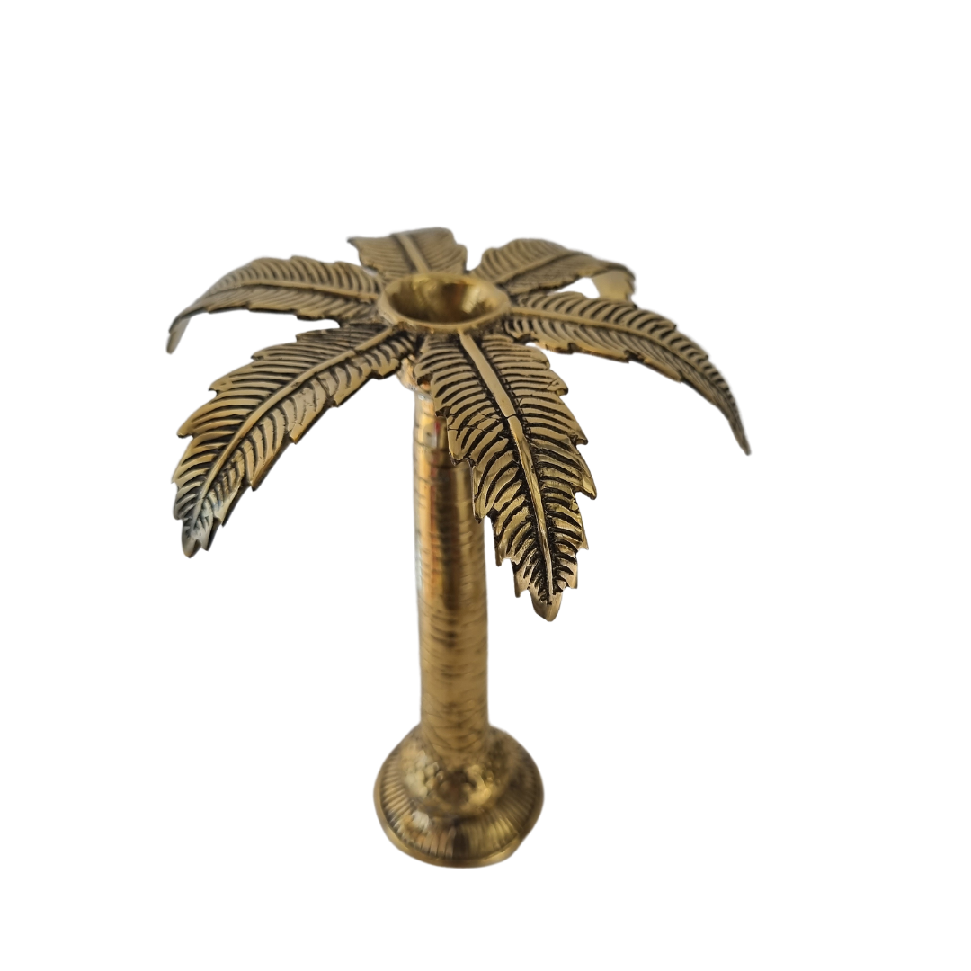 brass palm leaf