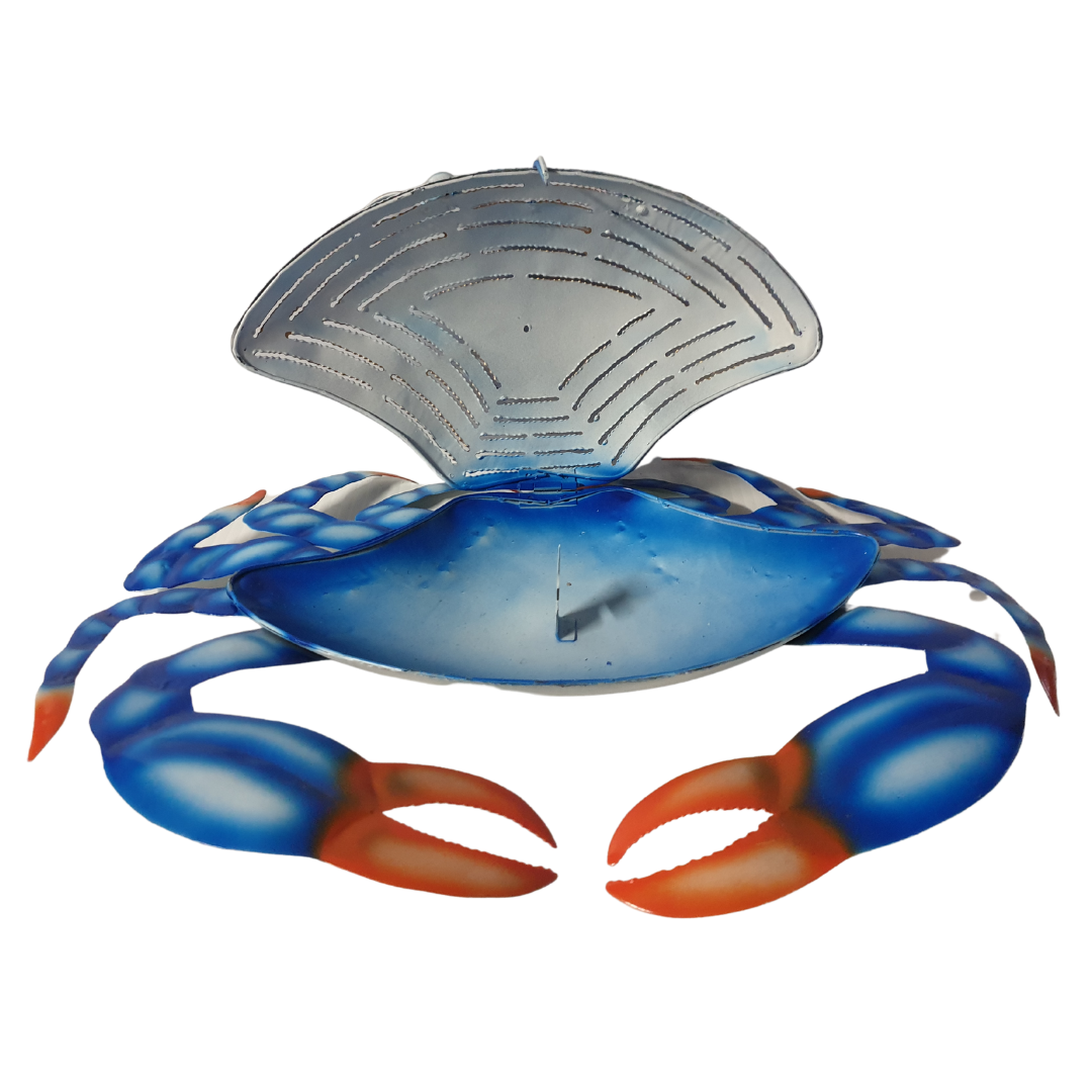 Mosquito Coil Holder Mud Crab Design Blue