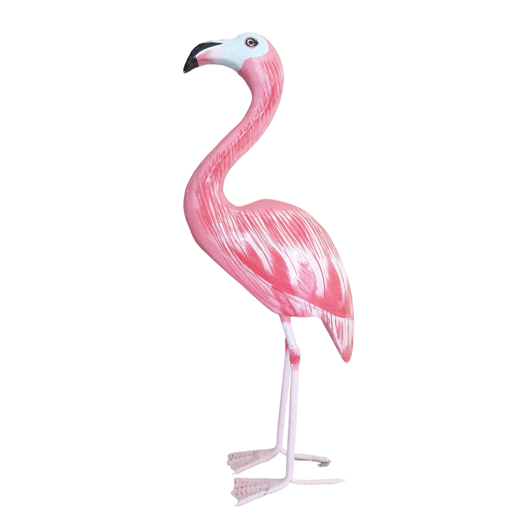 Pink Flamingo Statue