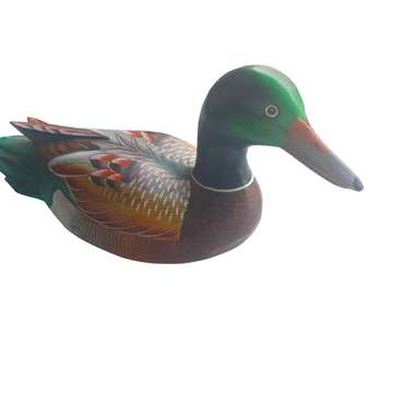 Wild Duck Wooden Carving