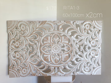 Tropical Style Wall Art Carving