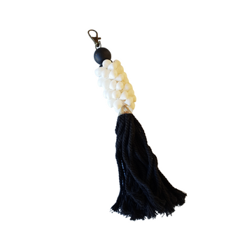 Tassel and Moon Shell Decor