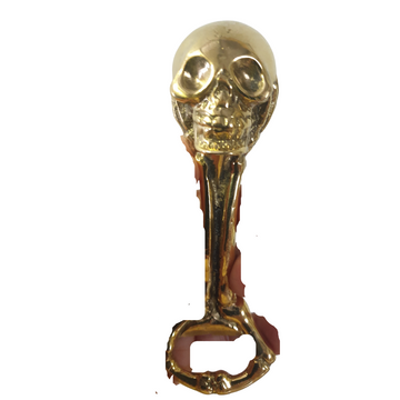 Brass Skull Bottle Opener