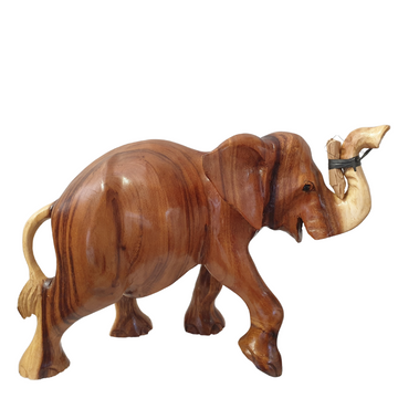 Elephant Statue Solid Wood