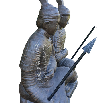 Garden Statue's China Warrior Set