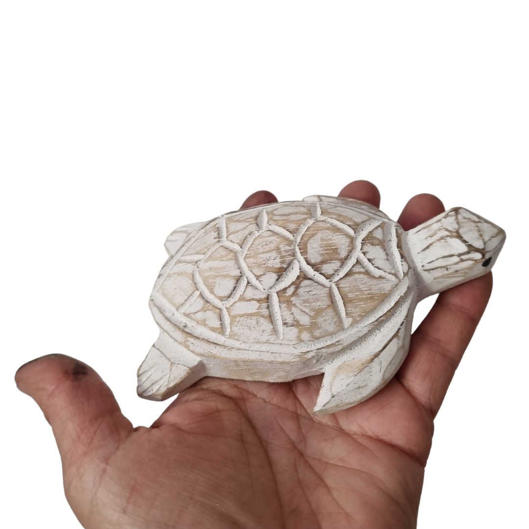 Tropical Style Wooden Turtles 