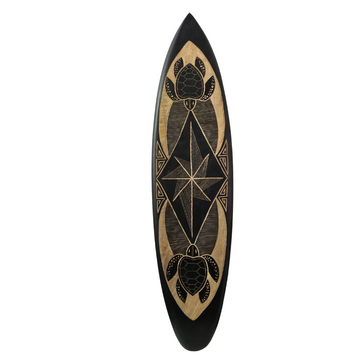 Tribal Carved Surf Board Wall Art