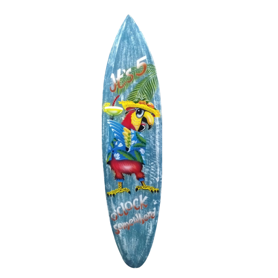 Happy Hour style Surf Board Wall Art