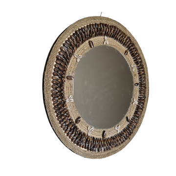 Boho Coastal Theme Wall Mirror