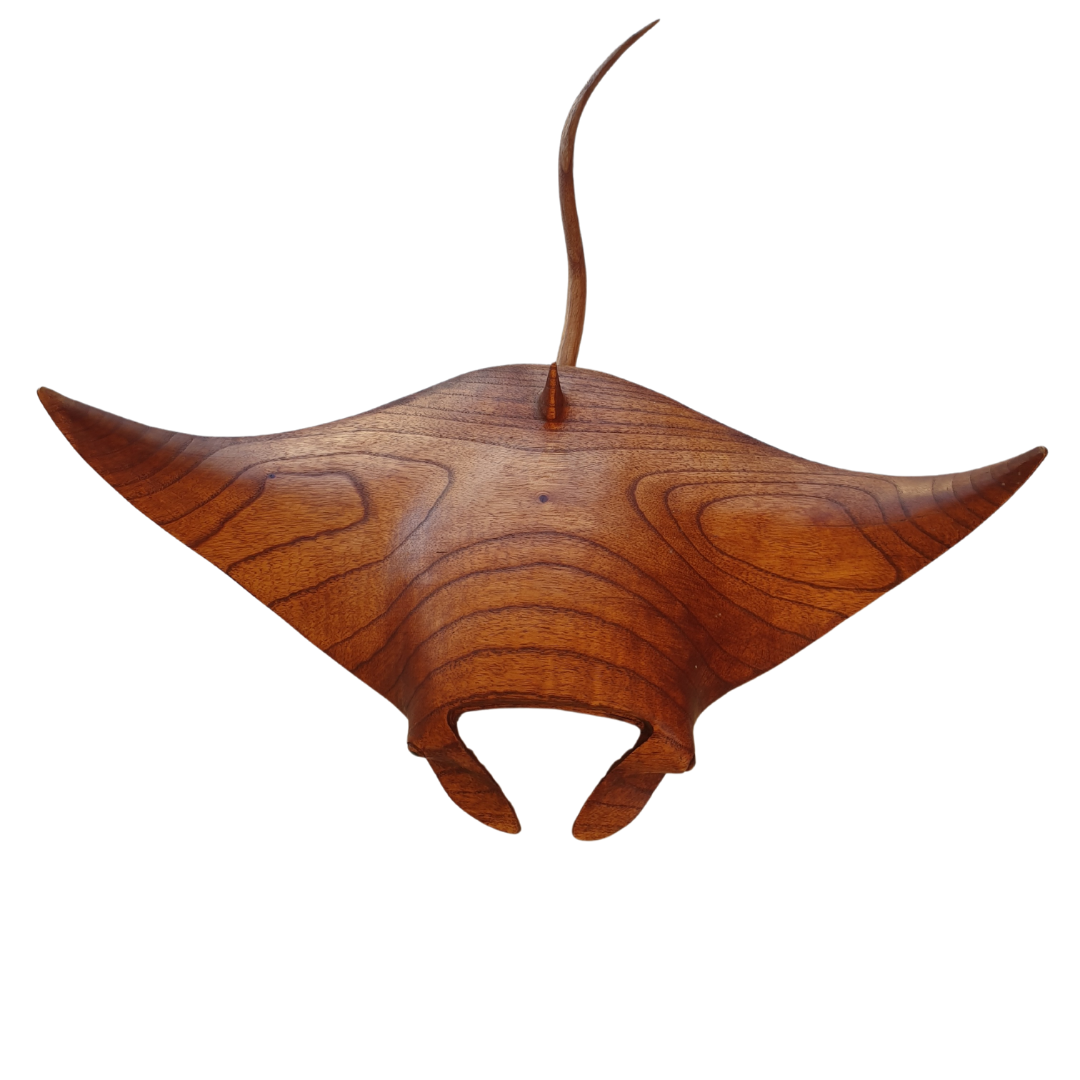 Manta Ocean Sting Ray Carved from solid wood